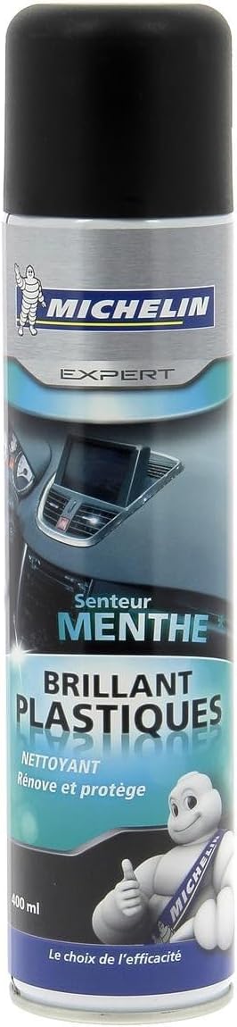 MICHELIN Expert Nettoyant Brillant Plastiques Voiture – 400 ml, menthe