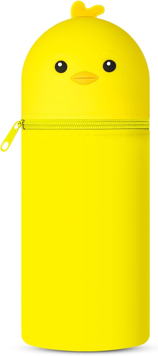 Detalle de Vicloon Trousse scolaire 2 en 1 rétractable en silicone ✏