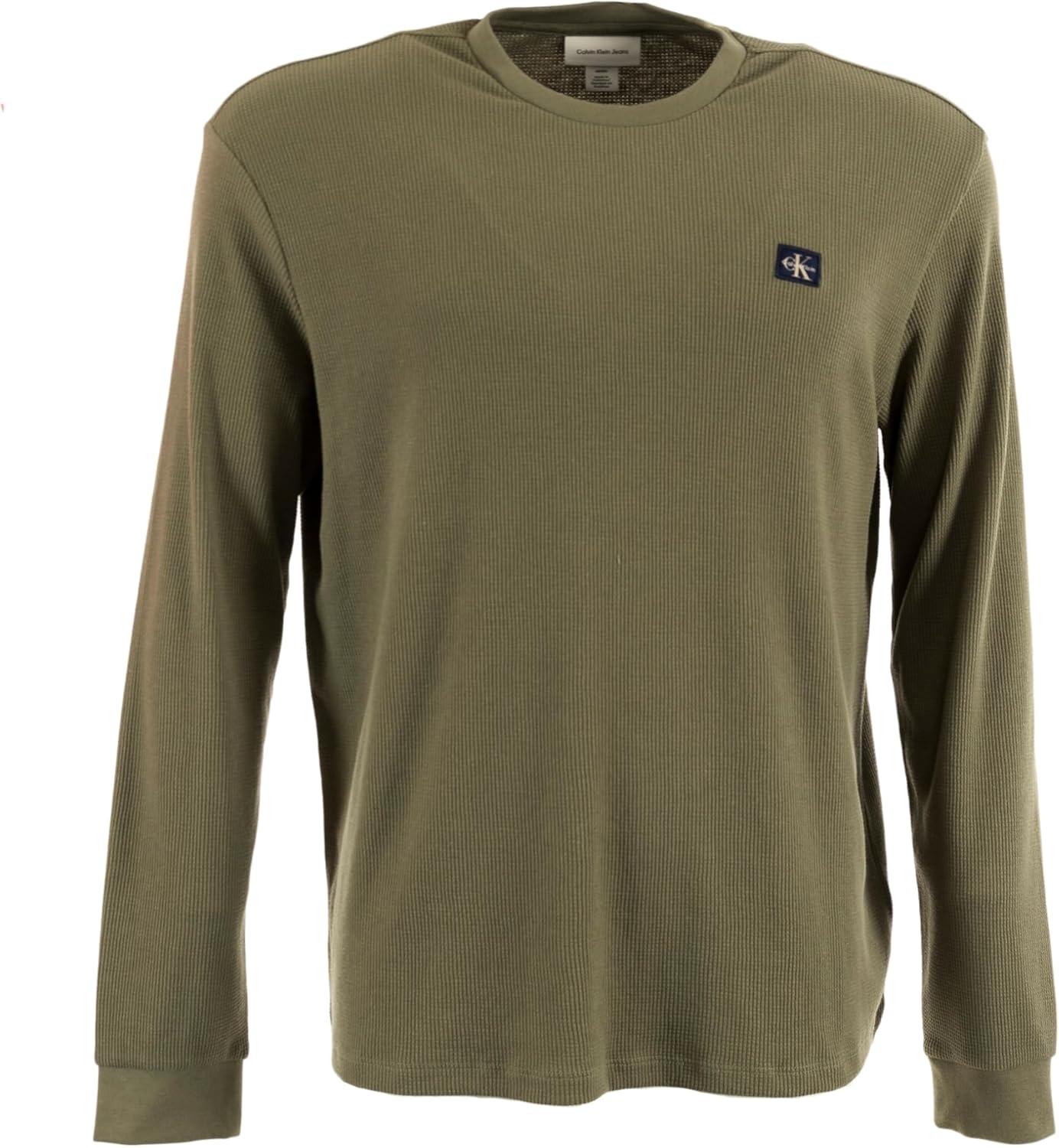 Thumbnail 3 de Calvin Klein Uomo Maglietta Maniche Corte Waffle Badge Tee con Scollo Rotondo