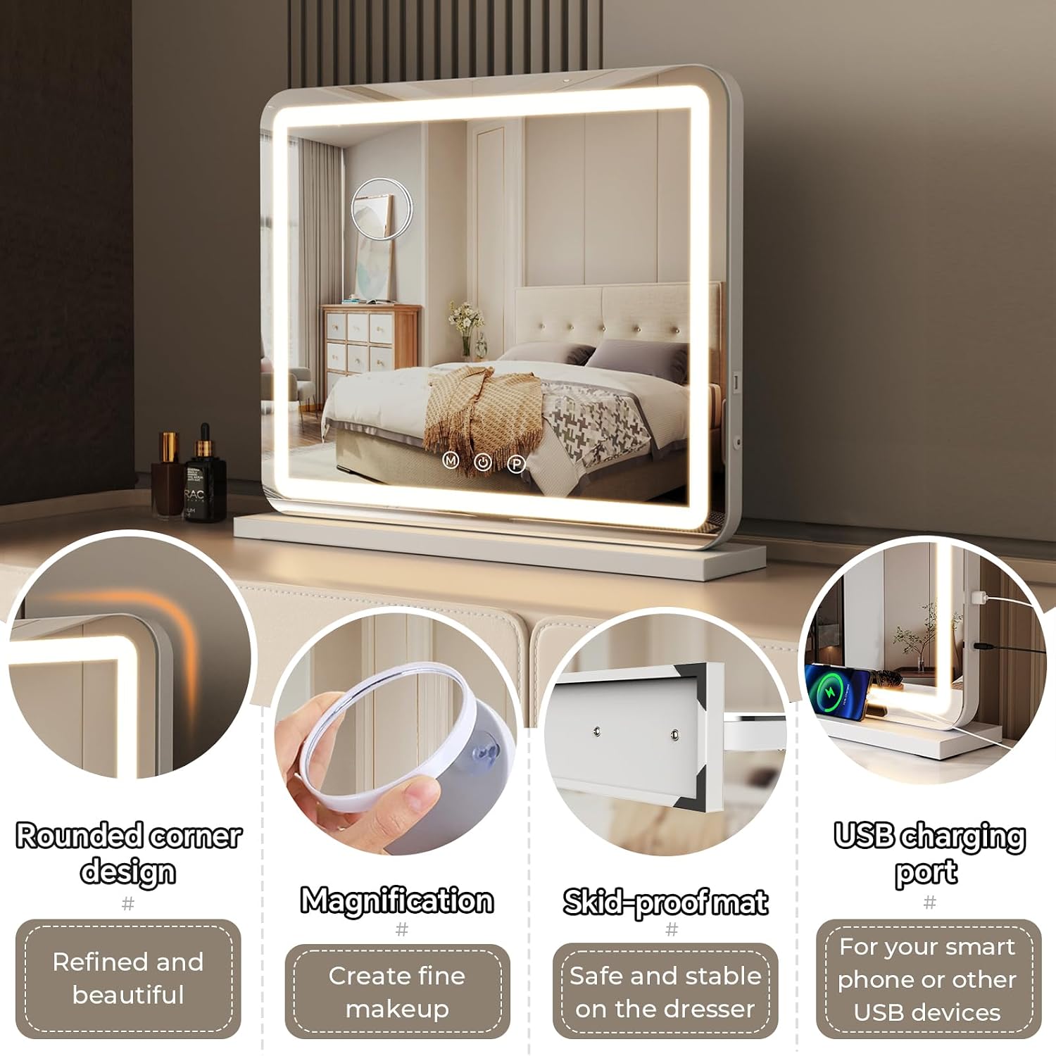 Thumbnail 4 de ZL ZELing Vanity Mirror 23 Inch LED
