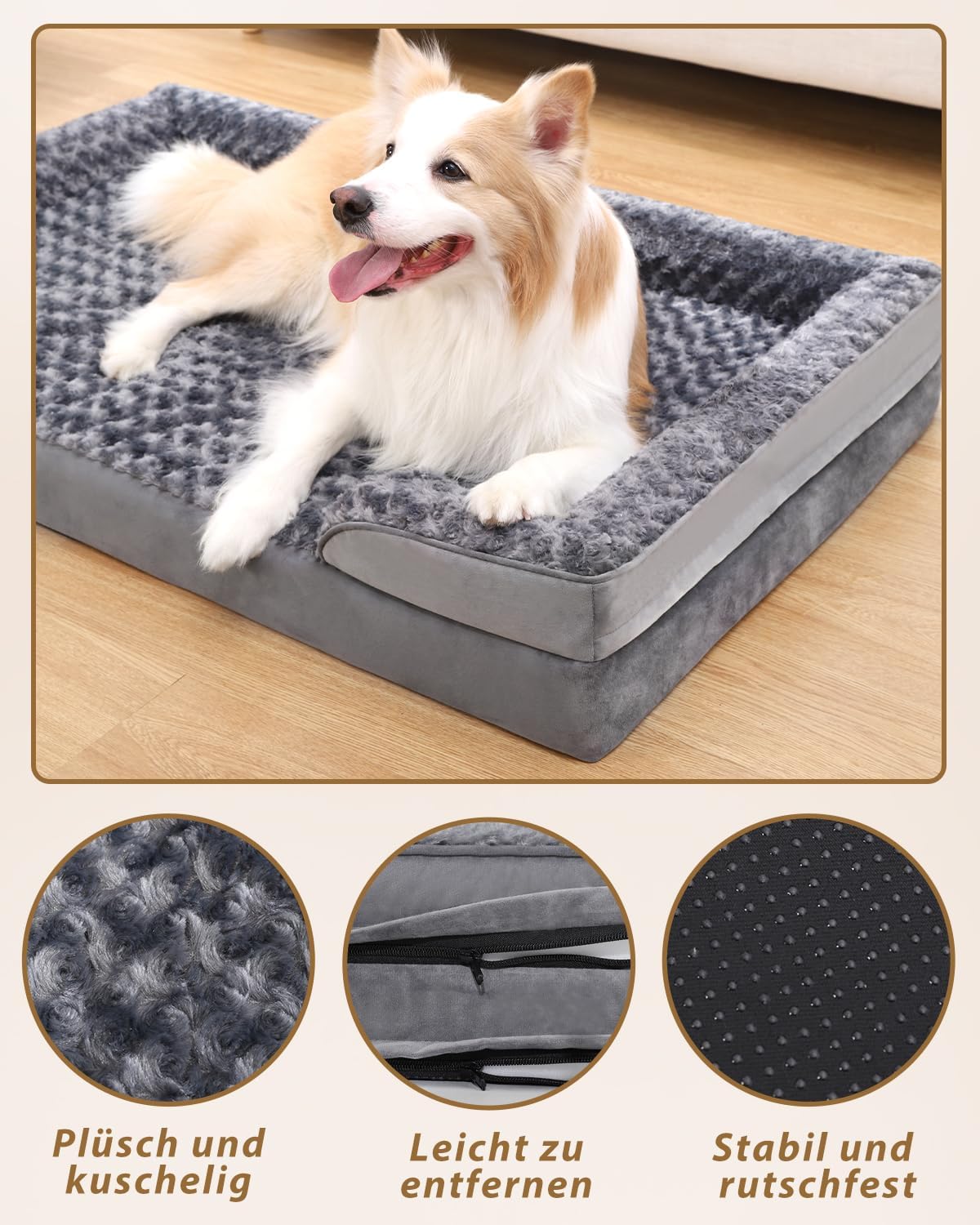Detalle 2 de KSIIA Hundebett Mittelgroße Hunde