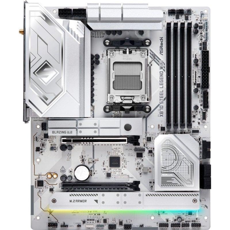 Detalle 2 de ASRock X870 STEEL LEGEND WiFi: placa base robusta para gaming y productividad