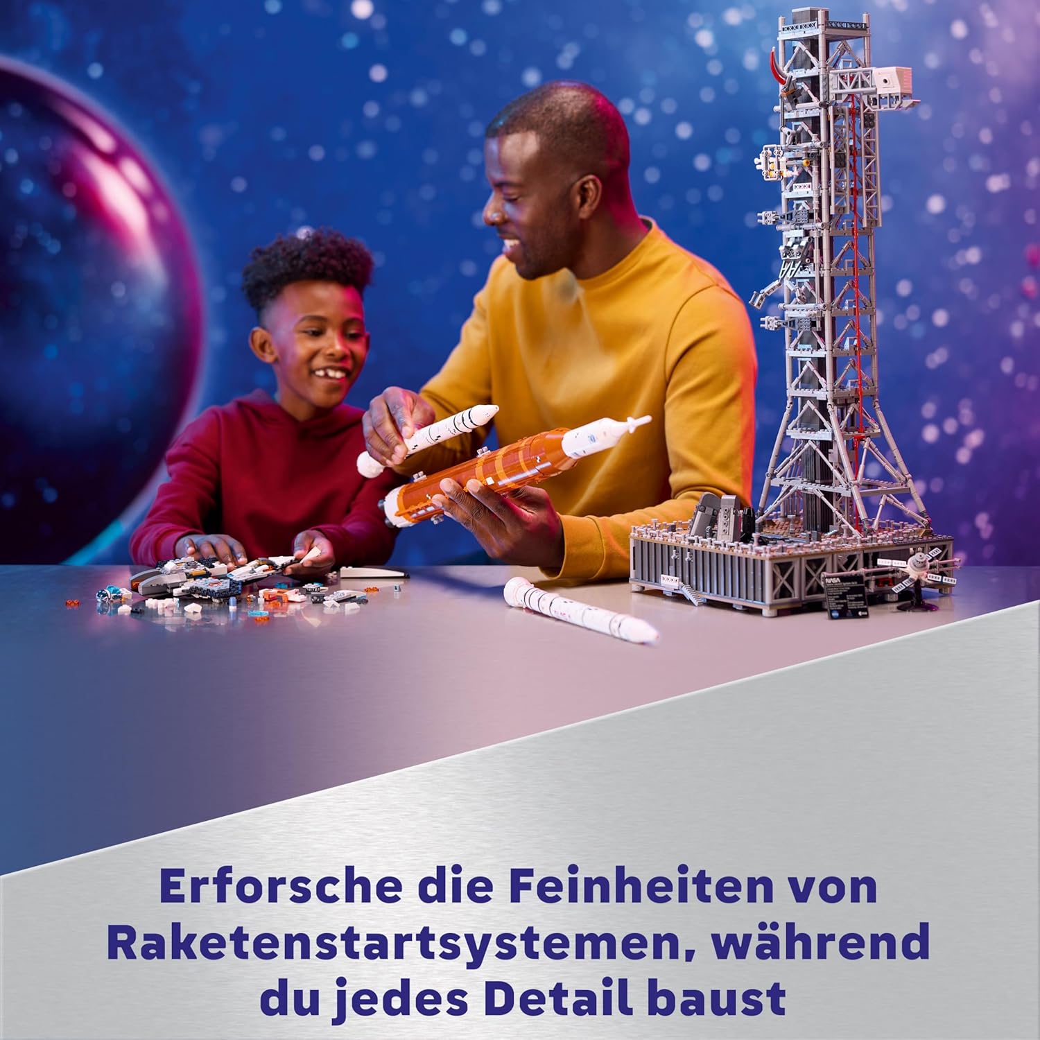 Thumbnail 3 de LEGO Icons NASA Artemis Startrampe (10341) – Bauset mit Orion-Raumkapsel und abhebbaren Elementen