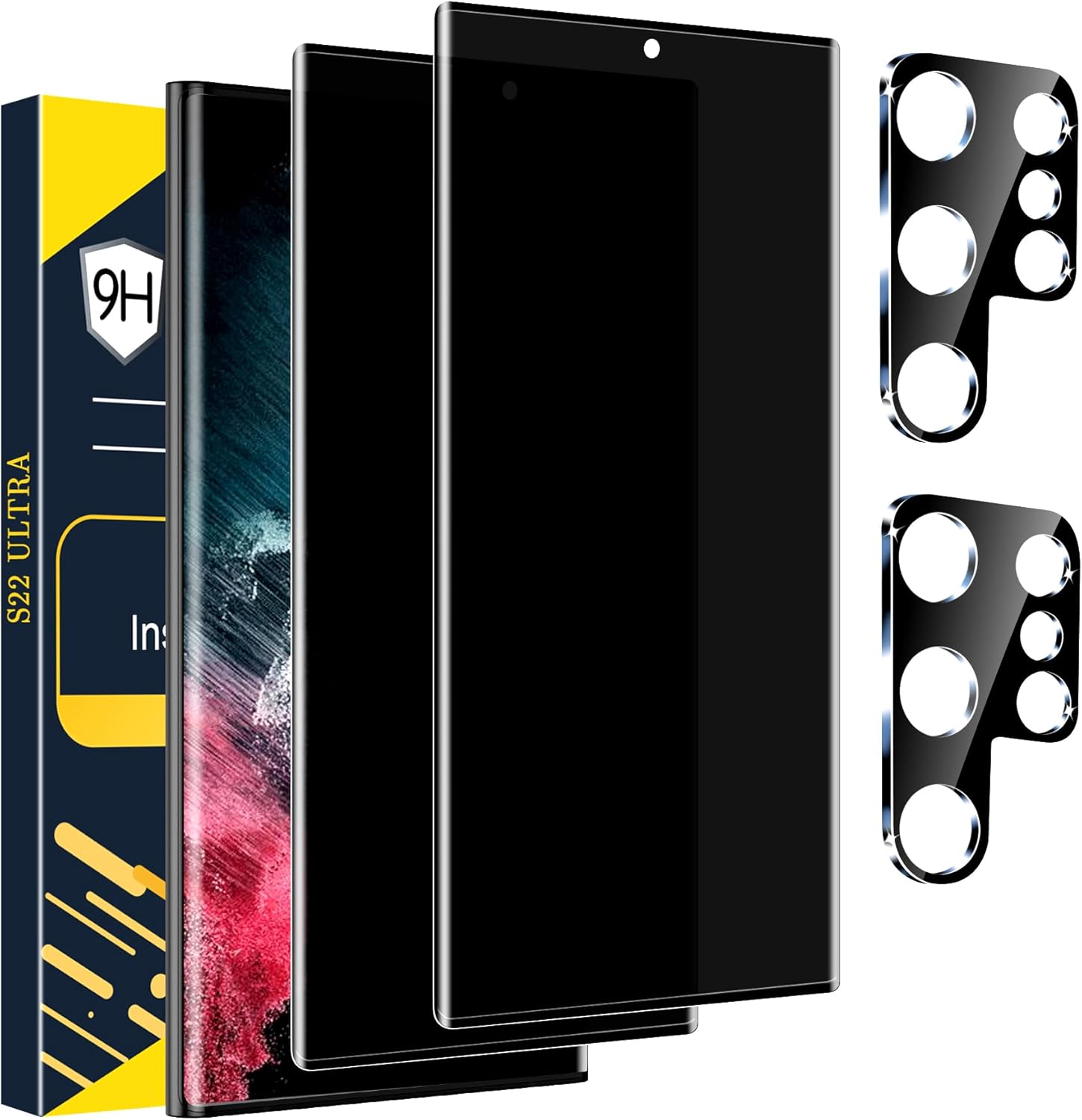 Detalle de Arshek Galaxy S22 Ultra Privacy Screen Protector 2-pack
