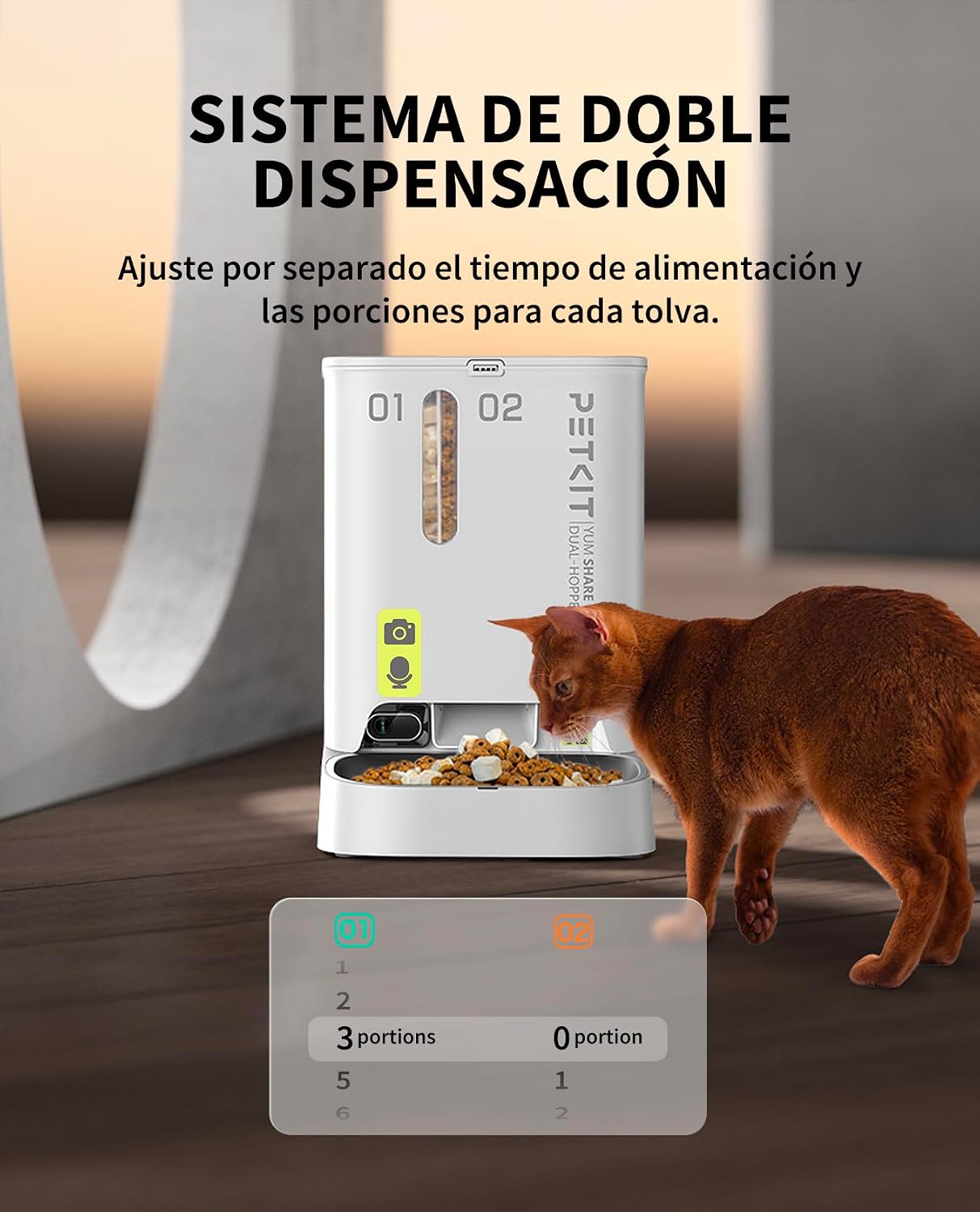 Thumbnail 4 de PETKIT Comedero Gato Automático con Cámara 5L