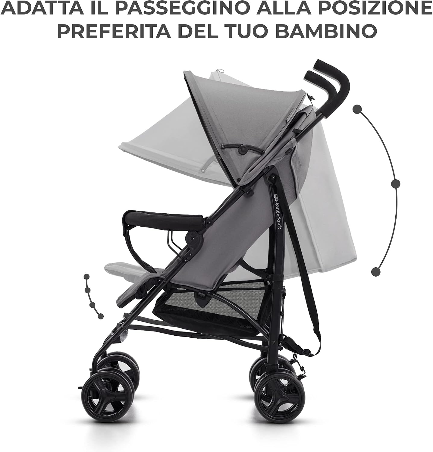 Thumbnail 2 de Kinderkraft TIK: Passeggino leggero e compatto, 6,5 kg, convergenza ideale per viaggi e daily use