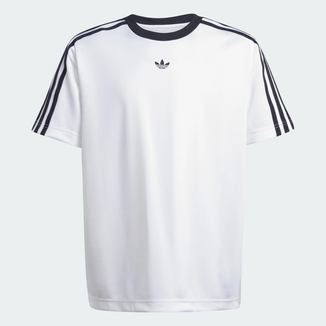 Detalle 2 de Camiseta Jacquard (Adolescentes) de Adidas – Blancaaa