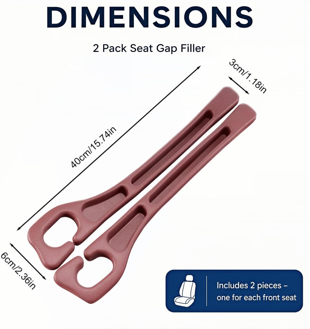 Detalle de BESTKEE EVA Car Seat Gap Filler