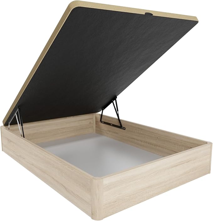 Detalle de mattfy Cambria Canapé Abatible de Madera 🛏️ 135x190