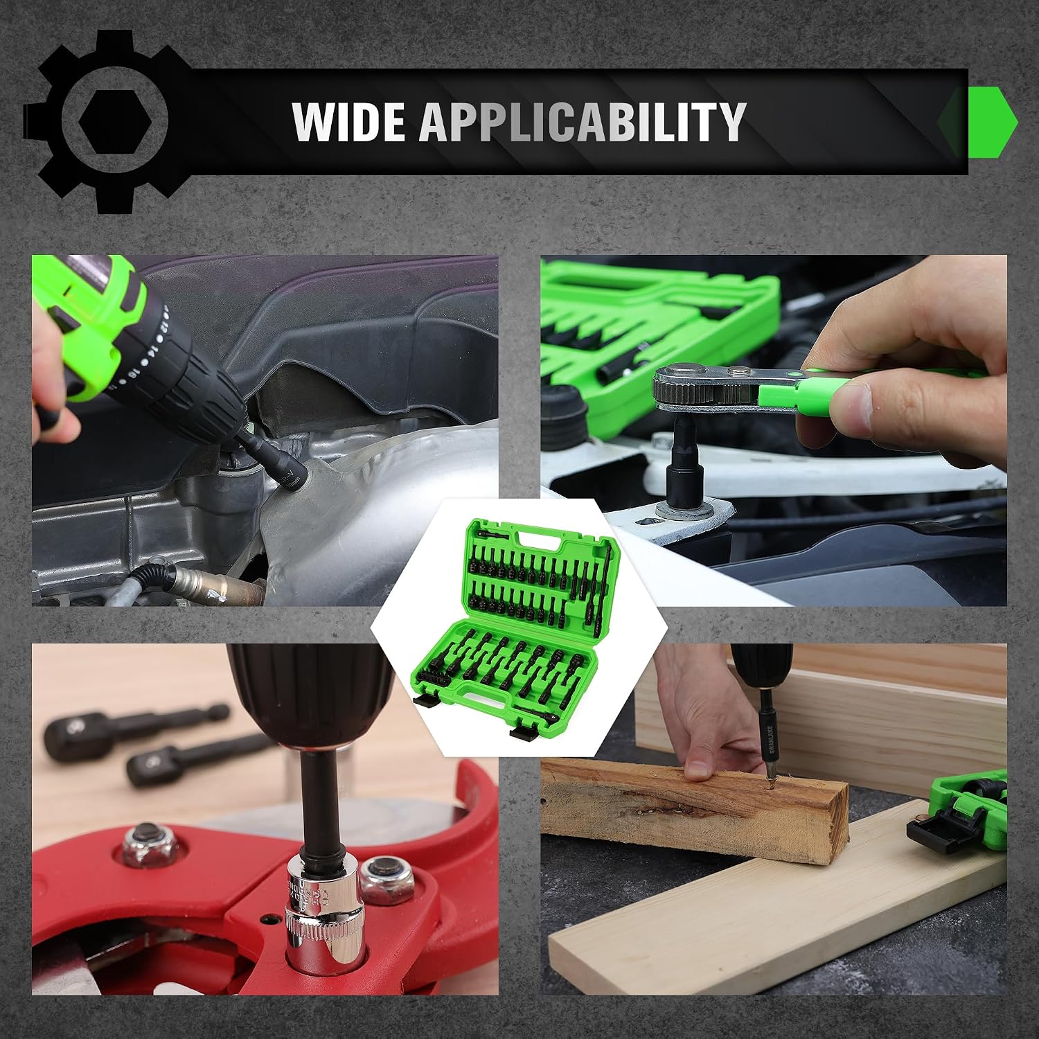 Detalle de Magnetic Nut Driver Set, 55-Piece