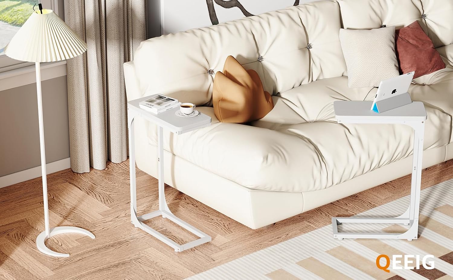 Thumbnail 6 de QEEIG C Table Side Tables White