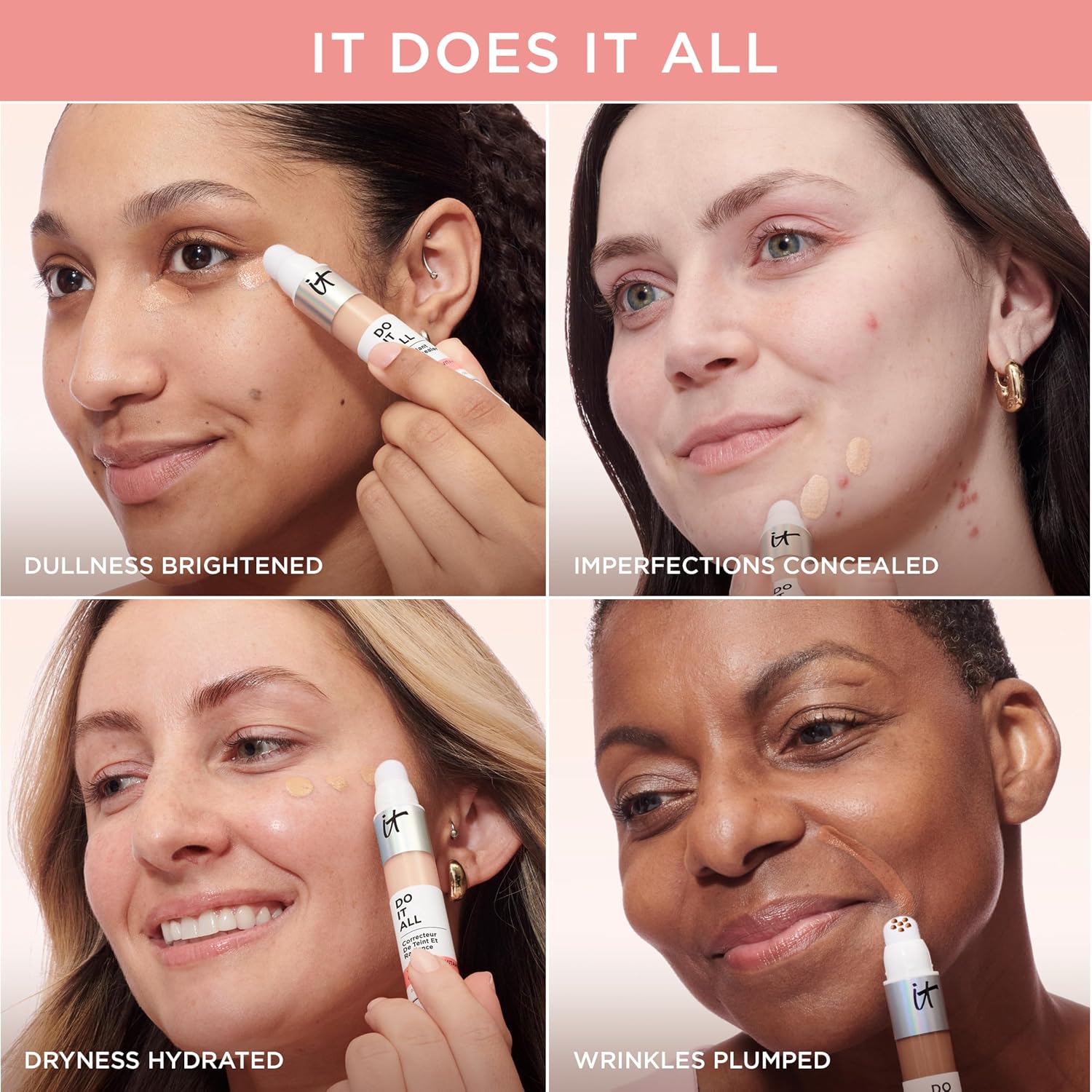 Thumbnail 6 de IT Cosmetics Do It All Radiant Concealer, Medium Coverage with Niacinamide + Hyaluronic Acid
