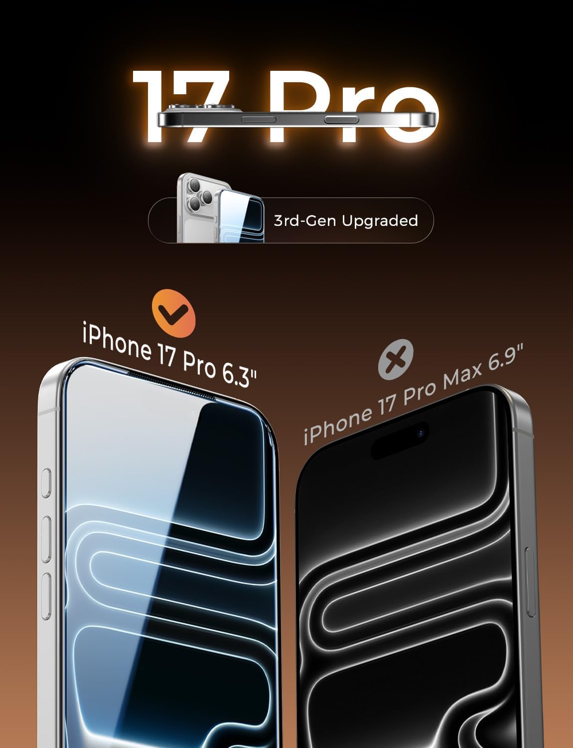 Detalle 2 de MAGIC JOHN 3rd Gen 6.3-inch Screen Protector