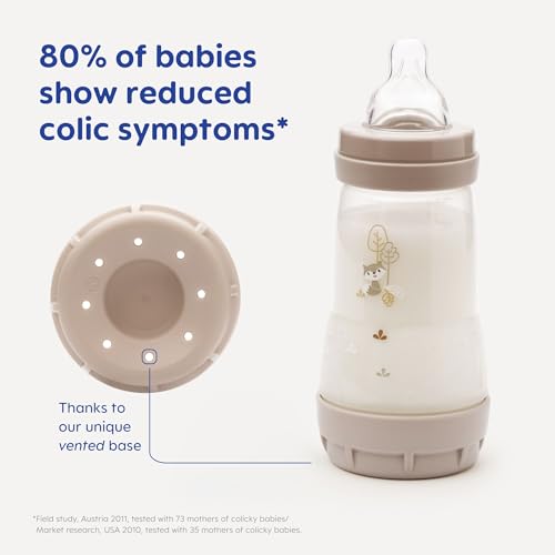 Detalle de MAM Easy Start Anti-Colic Bottle Starter Set with 4 Bottles and 0-2 Month Soother