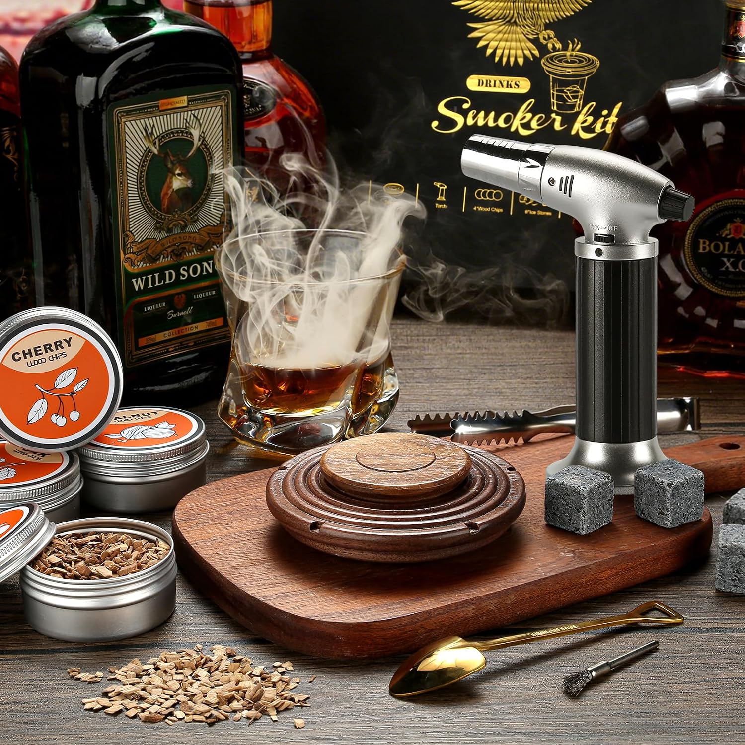 Thumbnail 5 de Kit per affumicatore per cocktail con torcia