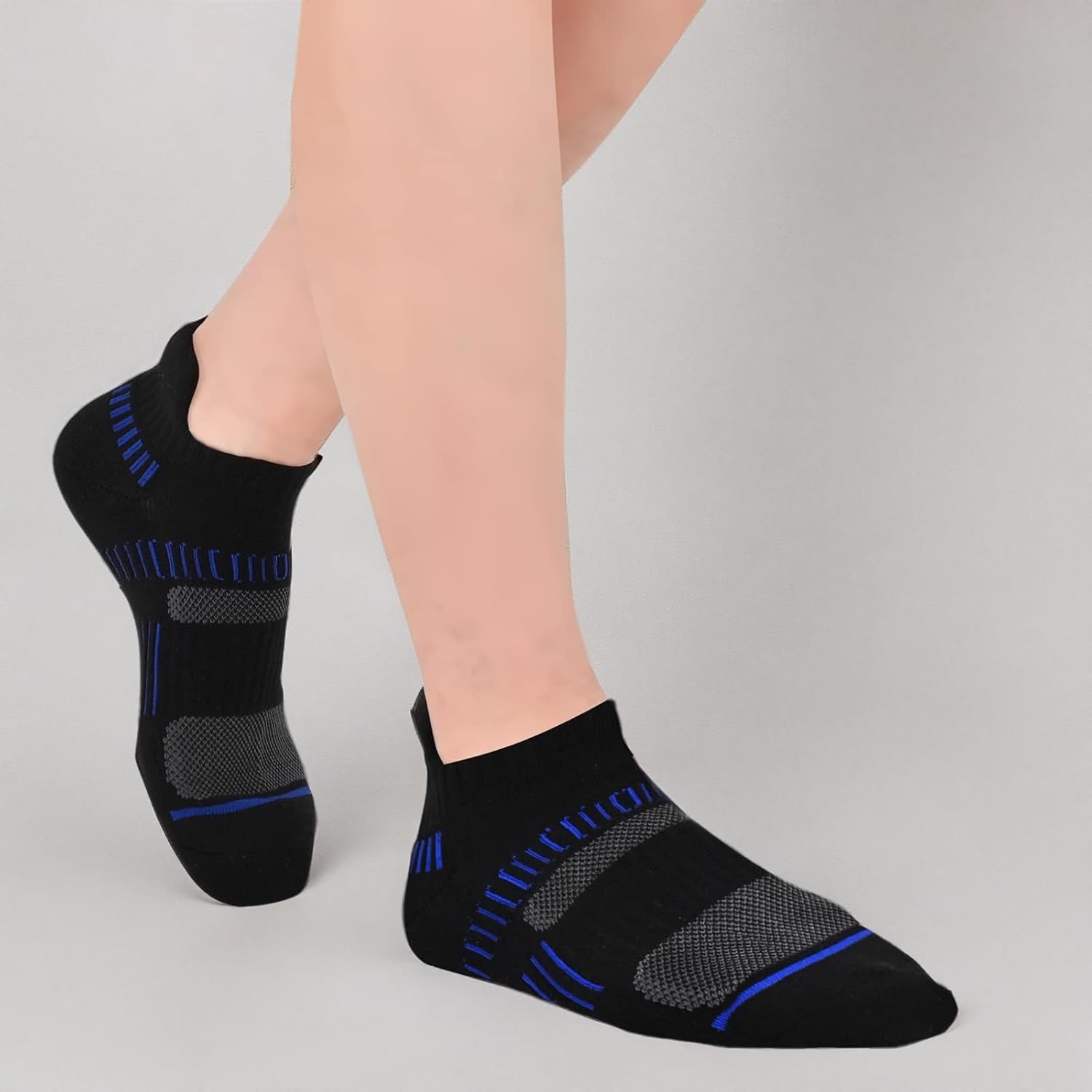 Thumbnail 6 de COOPLUS Men's Ankle Socks: Cushioned, Breathable, Arch-Support Low Cut (6 Pairs)