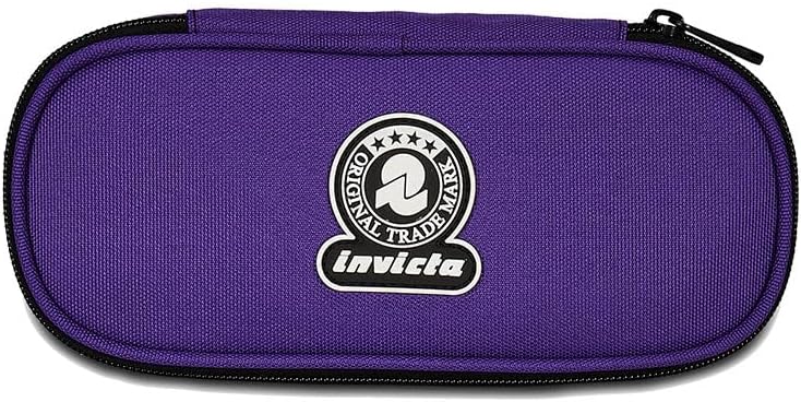 Thumbnail 2 de Invicta Round Plus: Trousse ronde à crayons violette, compacte et organisée pour l’école