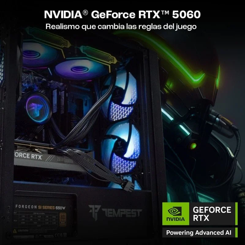 Detalle 2 de PcCom Ready Intel Core i7-14700KF / 32GB / 2TB SSD / RTX 5060 V4 – Electric