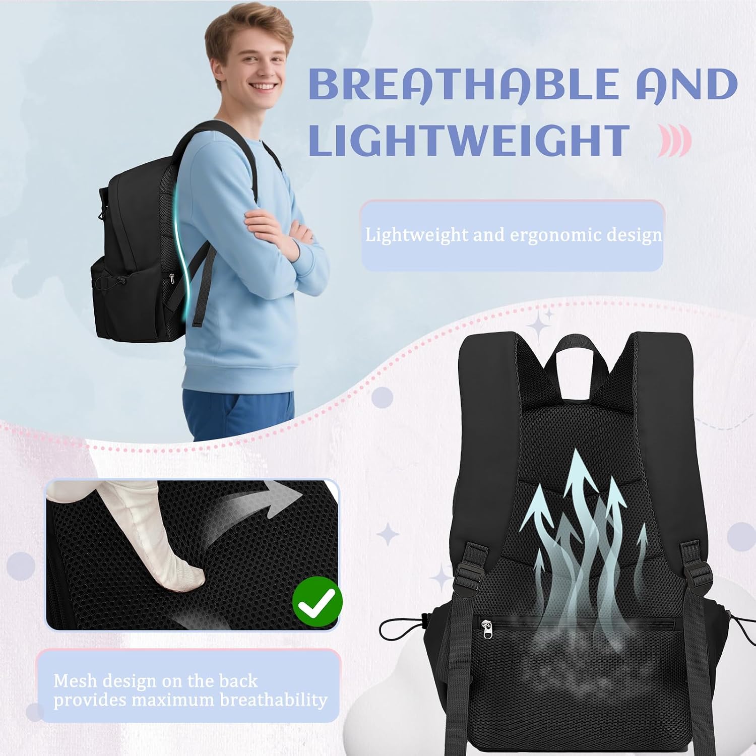 Thumbnail 1 de VelChic School Bag 15.6 Inch Laptop