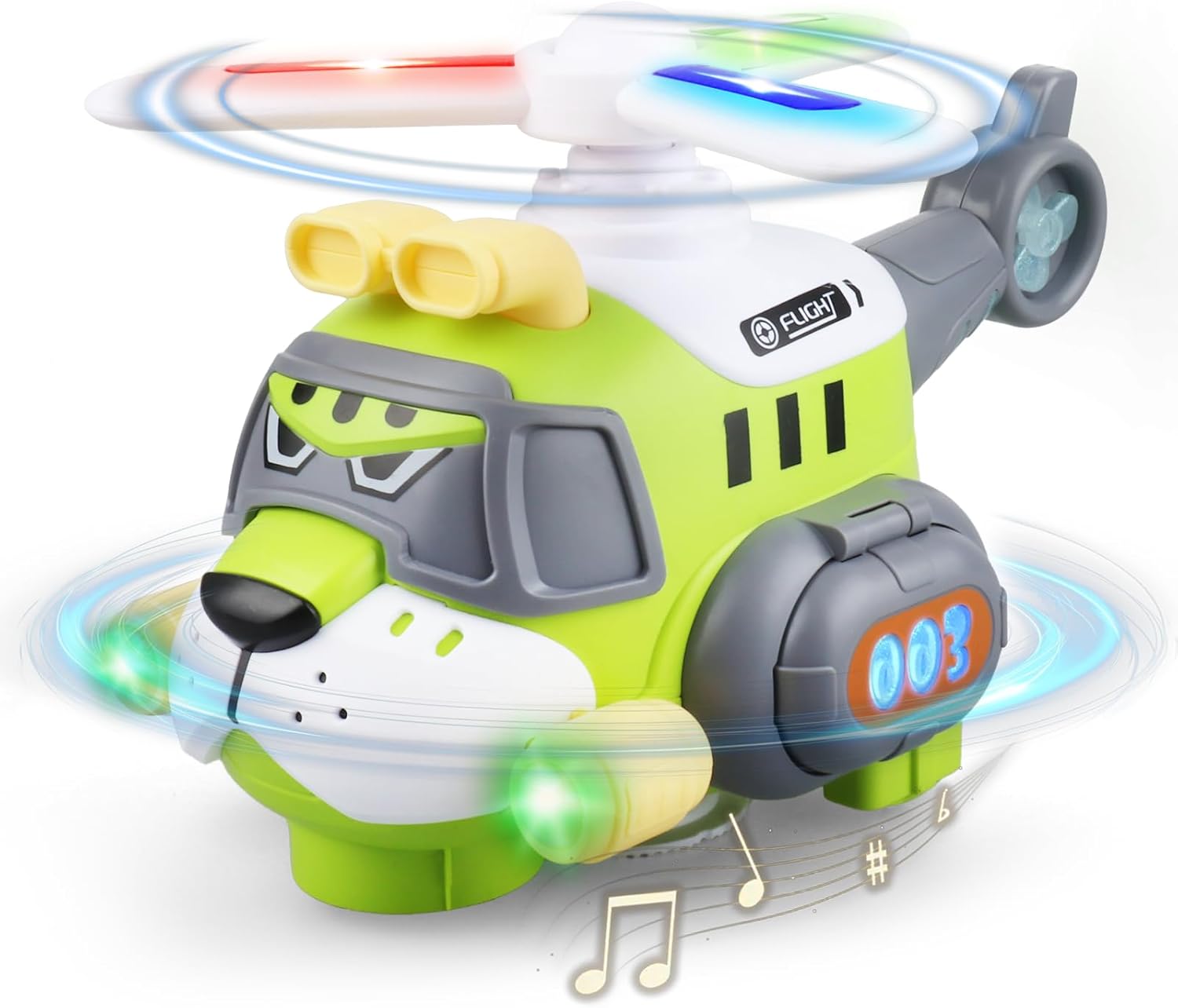 Detalle de victob Helicopter Toy for Kids with Lights & Sounds