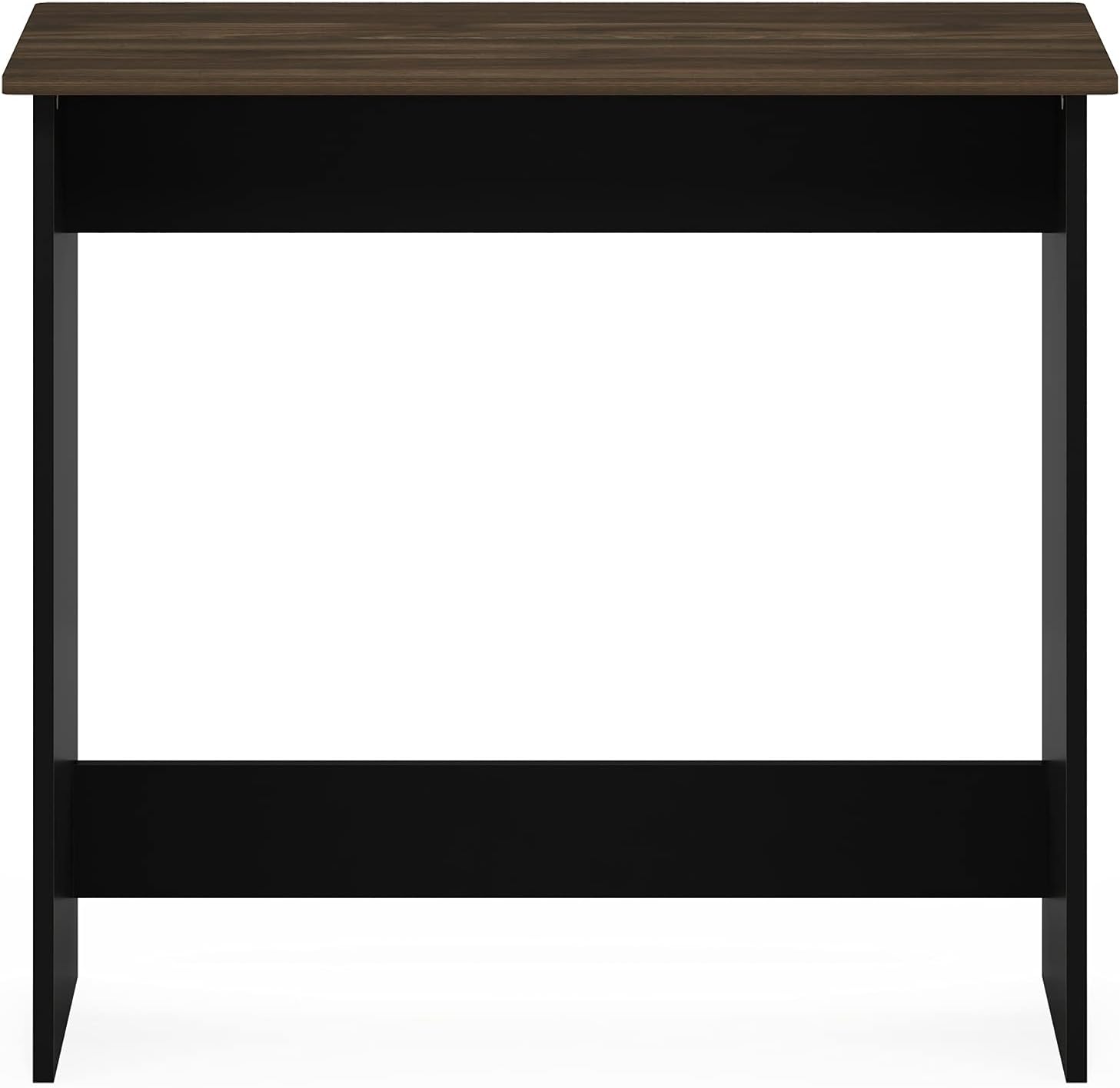 Thumbnail 5 de Furinno Simplistic computer desk in Columbia Walnut/Black – compact study & writing table
