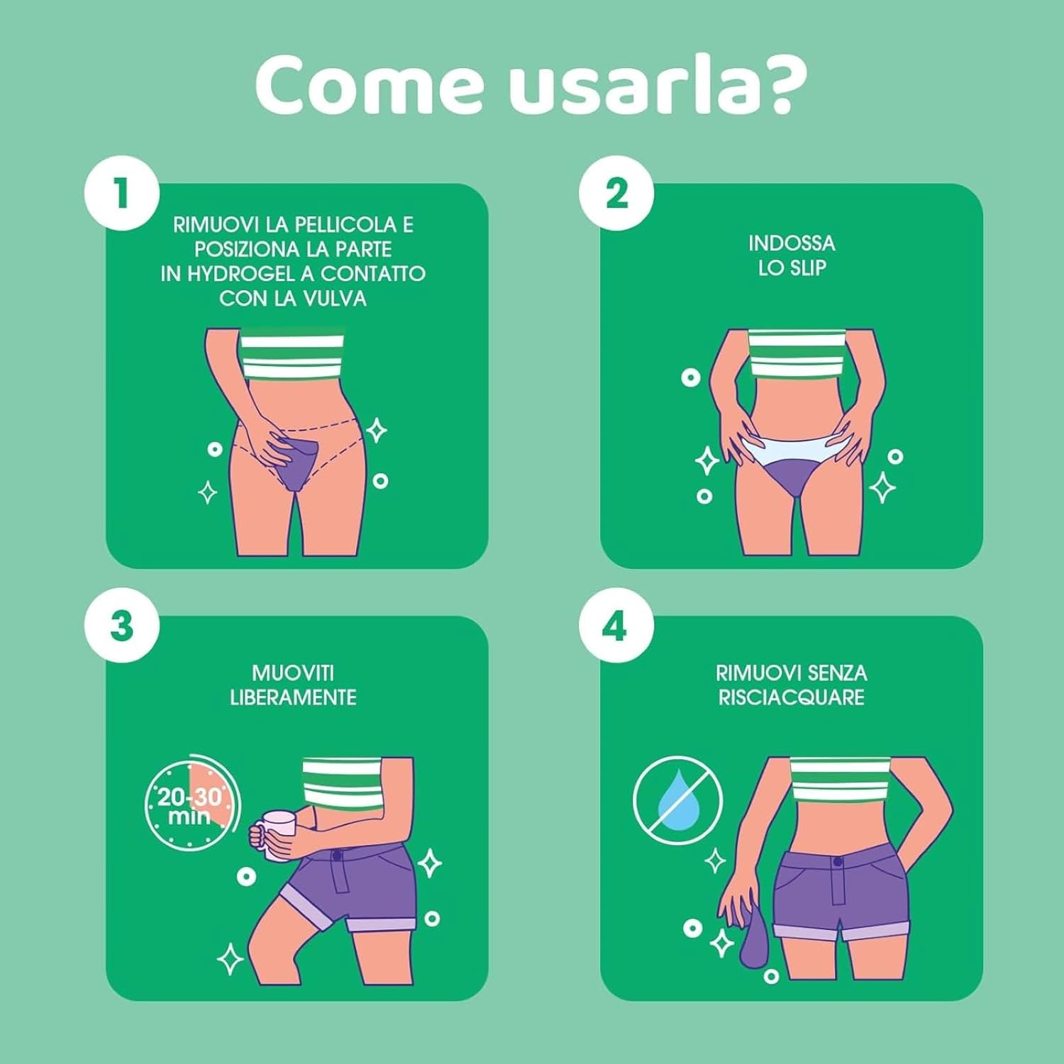 Thumbnail 5 de Chilly Maschera Rinfrescante per le Parti Intime Femminili – Hydrogel con Vitamina B5, Bisabolol e Mentolo