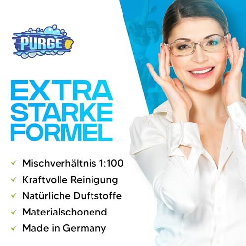 Detalle de PURGE Ultraschallreiniger Konzentrat 1:100 – Brillen & Schmuck Reinigung