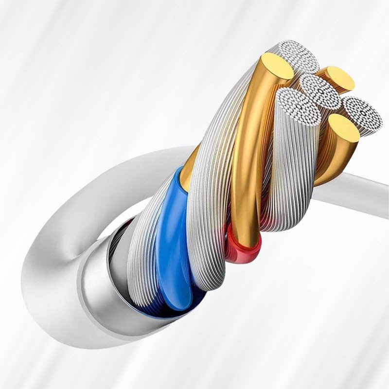 Thumbnail 1 de Cable USB-A a USB-C de Xiaomi 6A, 1 m, blanco: carga rápida y sincronización robusta