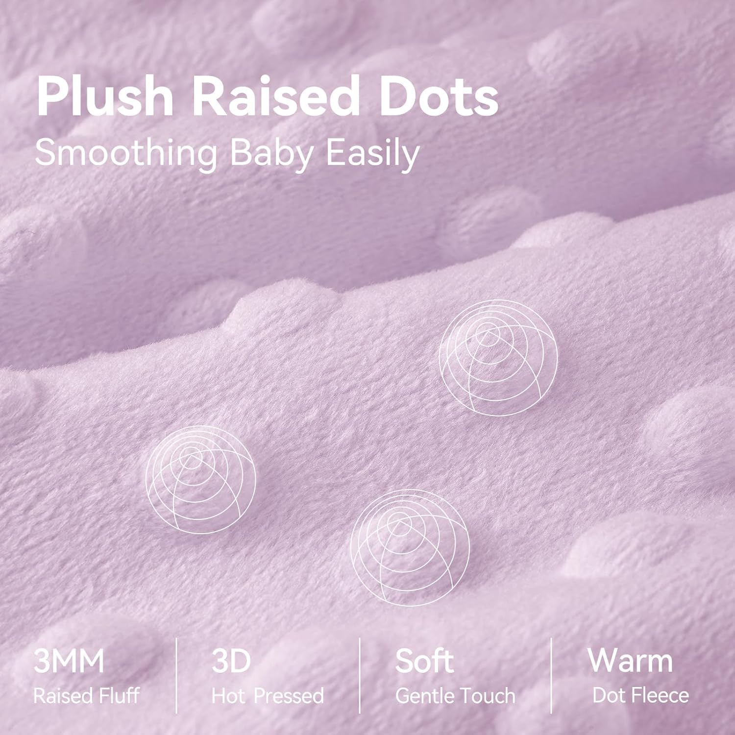 Thumbnail 4 de Unnivoll Baby Sleeping Bag 1.5 Tog with Plush Dots: 2 Pack for 0–6 Months