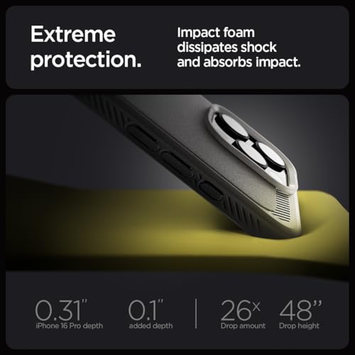 Thumbnail 5 de Spigen Coque pour iPhone 16 Pro Max, protection militaire, 6,9 pouces ⚙