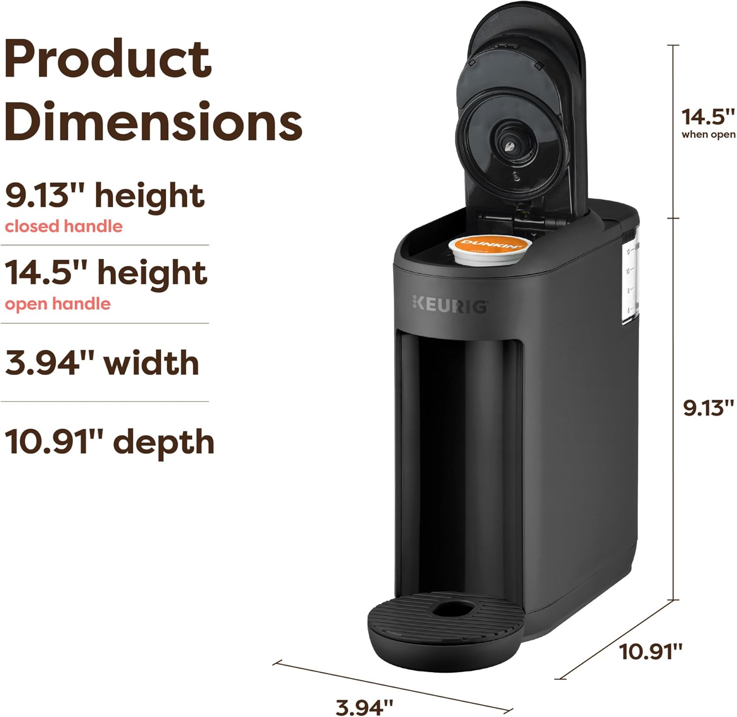 Thumbnail 6 de Keurig K-Mini Mate Compact Single-Serve Coffee Maker 4"
