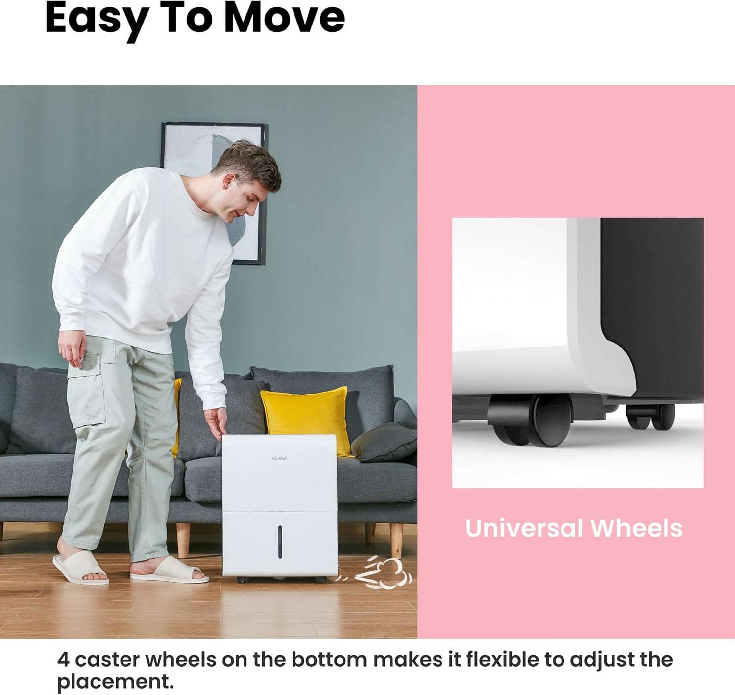 Thumbnail 6 de Comfee Luftentfeuchter MDDP-30DEN7 (30 l/24 h) für bis ca. 180 m³ – Smart-Dehumidifier mit 3-l-Wassertank
