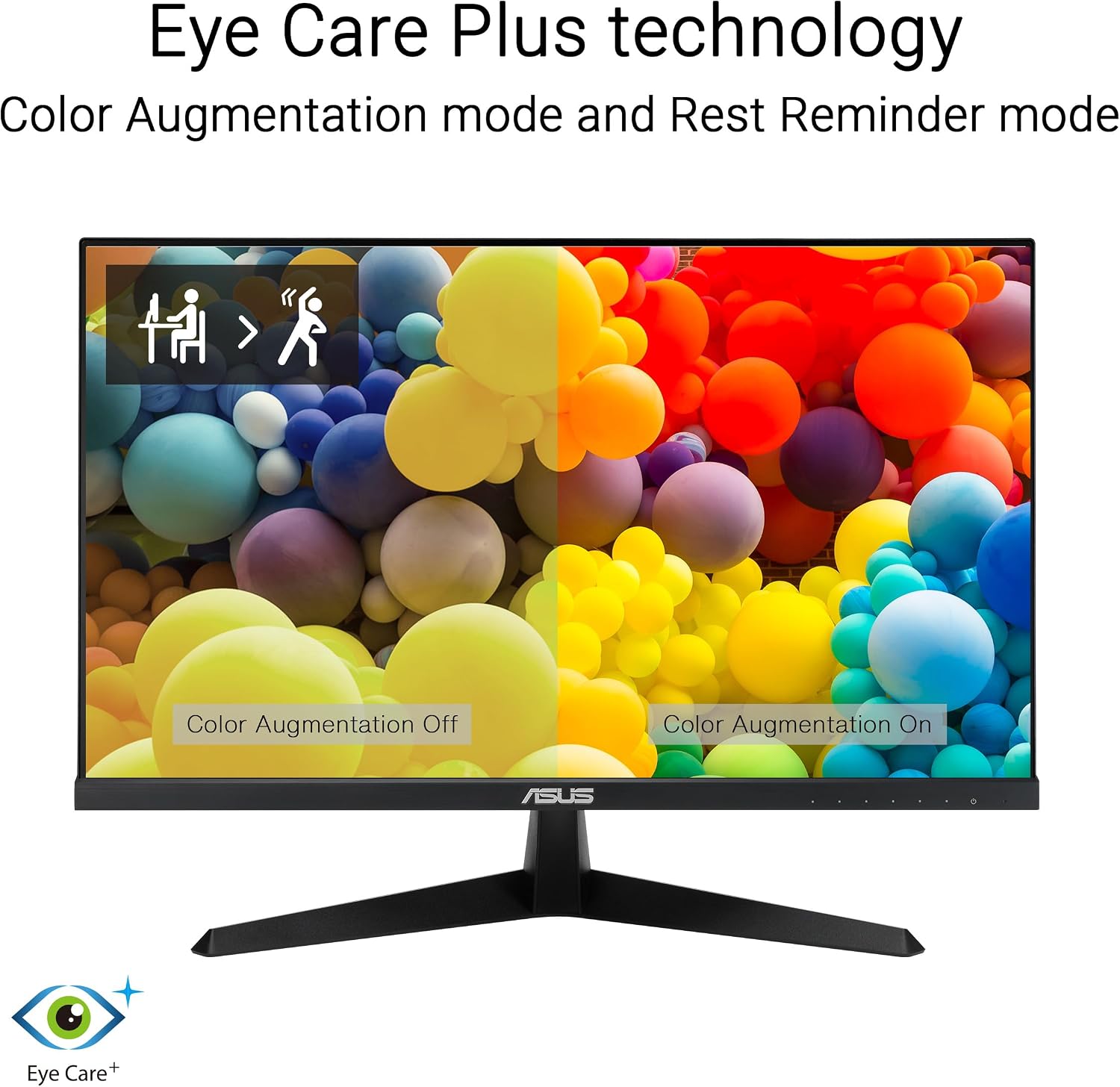 Detalle de ASUS Moniteur de Jeu VY249HGR Eye Care – 23,8 pouces IPS, 120 Hz OC, Full HD