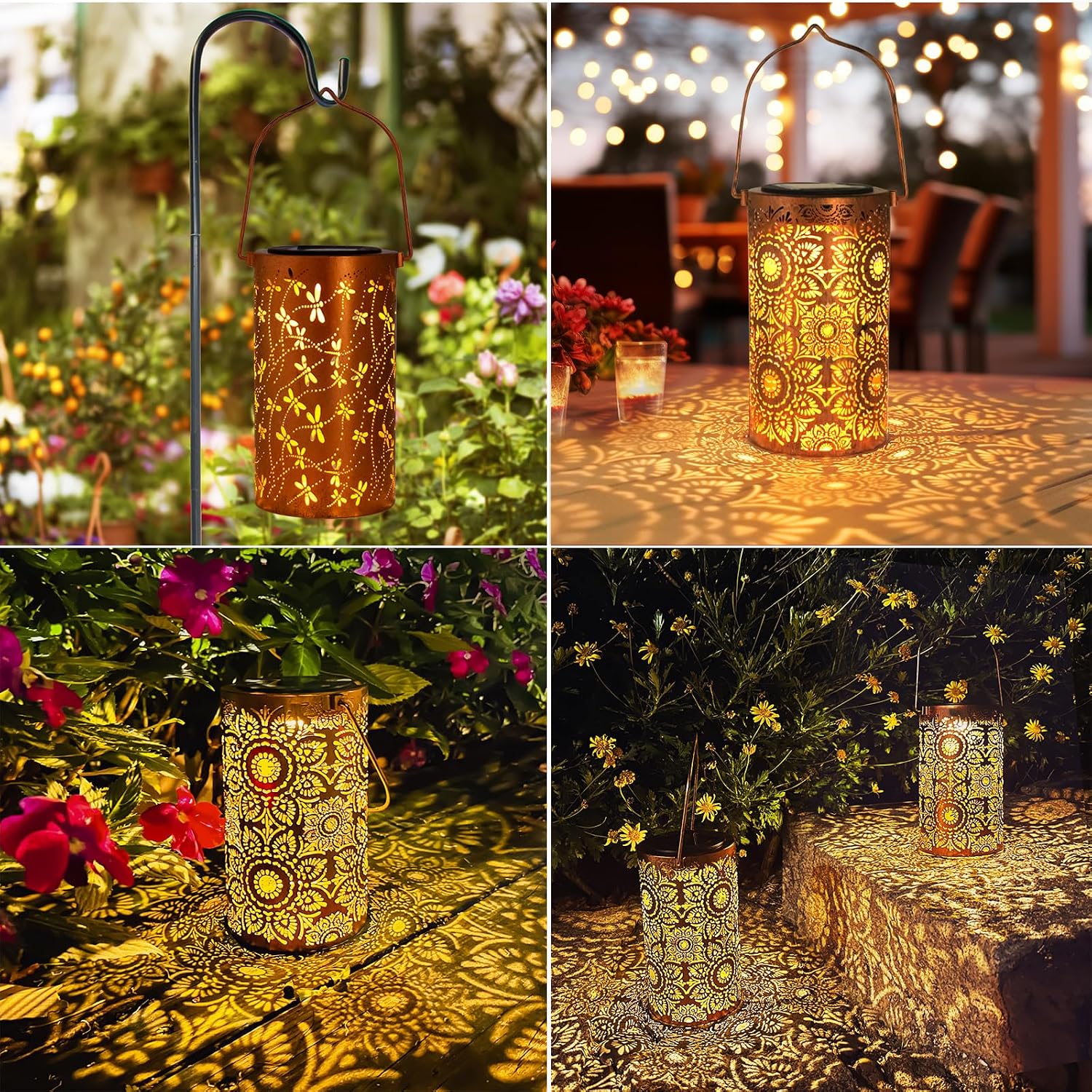 Thumbnail 6 de Sunflower solar lanterns 7.1 inch hanging