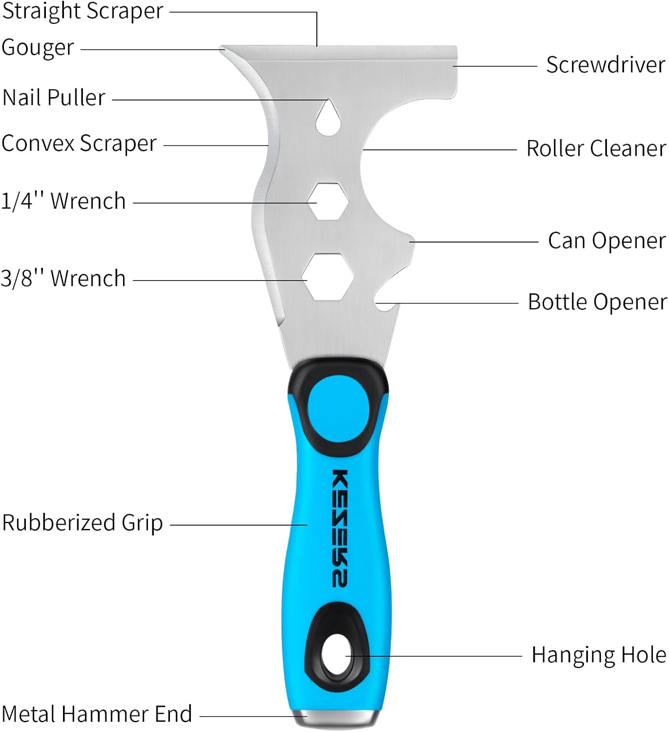 Thumbnail 4 de KEZERS Drywall Tool Kit 7-Piece