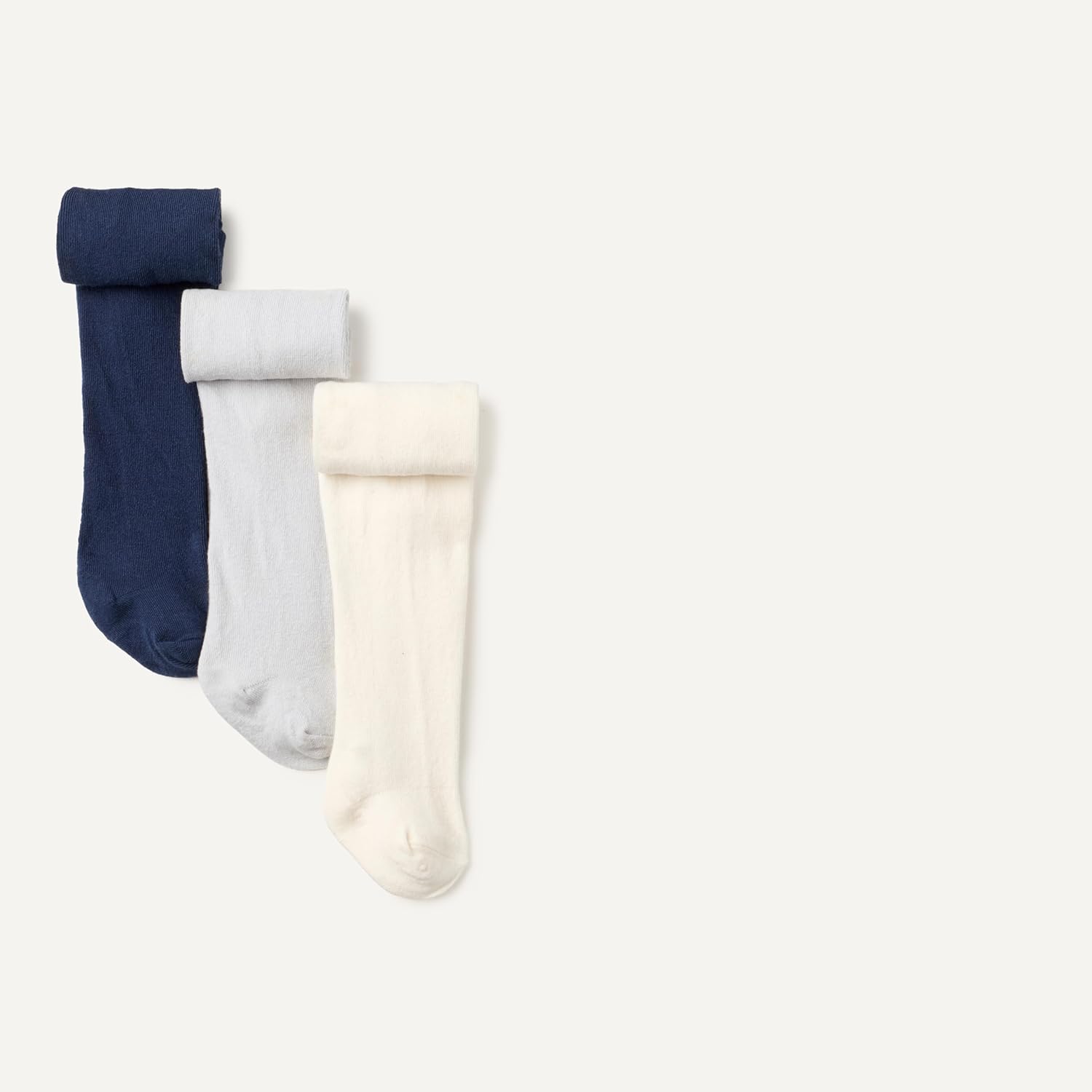 Thumbnail 1 de Amazon Essentials Bébé fille Collants (lot de 3 paires) en coton, nylon et élasthanne