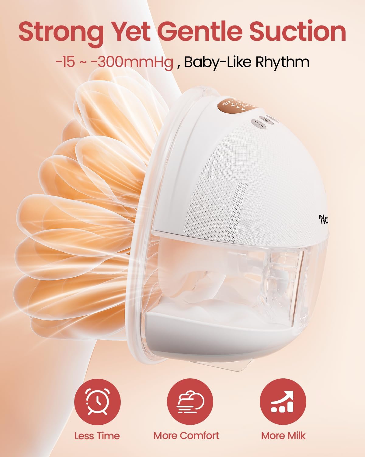 Thumbnail 1 de NCVI Hands Free Breast Pump: Wearable, Quiet and Portable for Busy Mums
