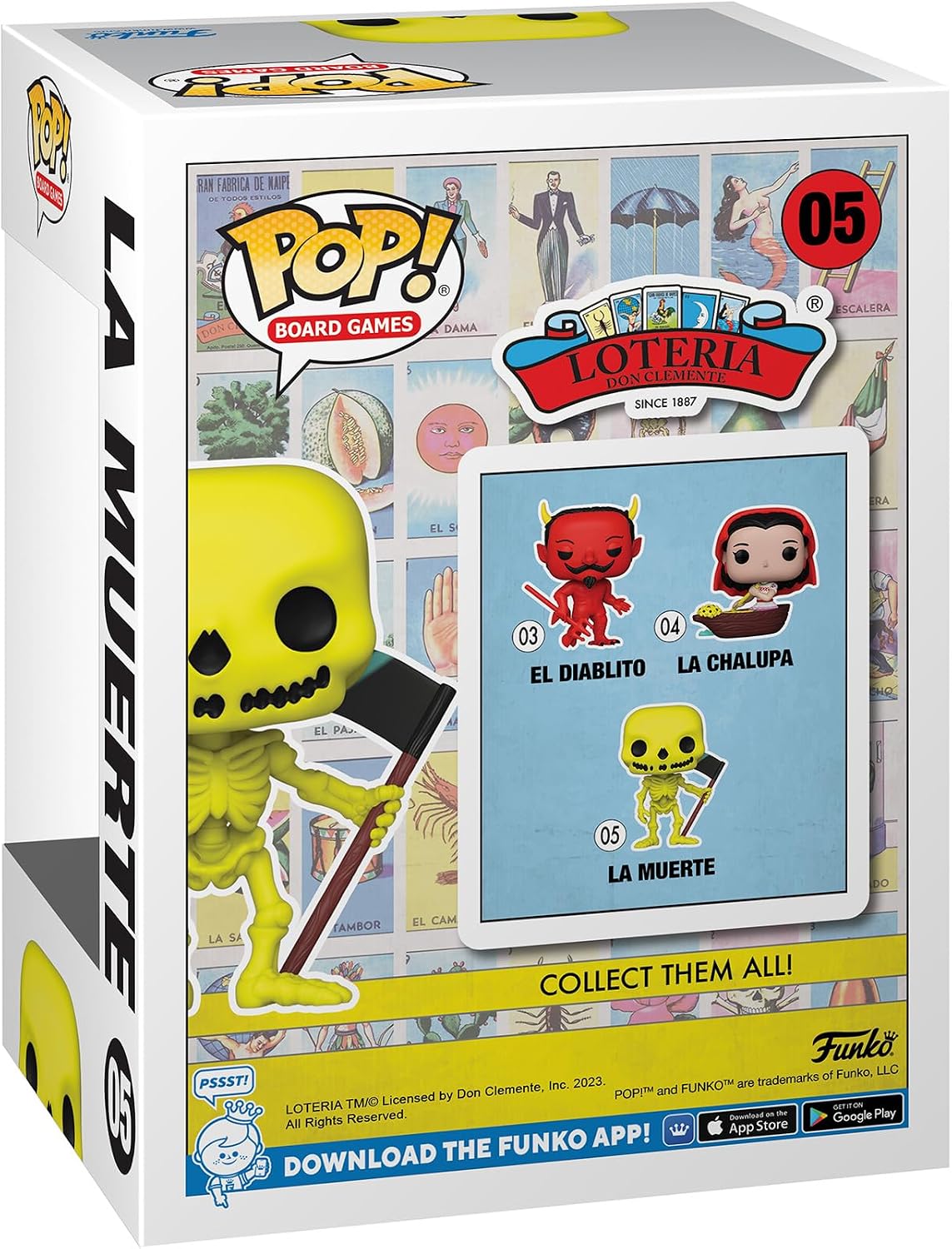 Detalle de FUNKO POP! VINYL Loteria La Muerte 9,7 cm