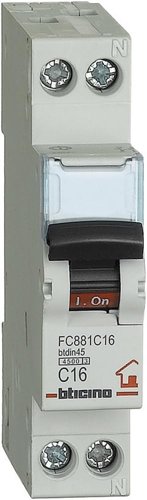 Detalle 2 de Bticino Interruttore magnetotermico Kit 4 pezzi, 10 A – 1 modulo DIN