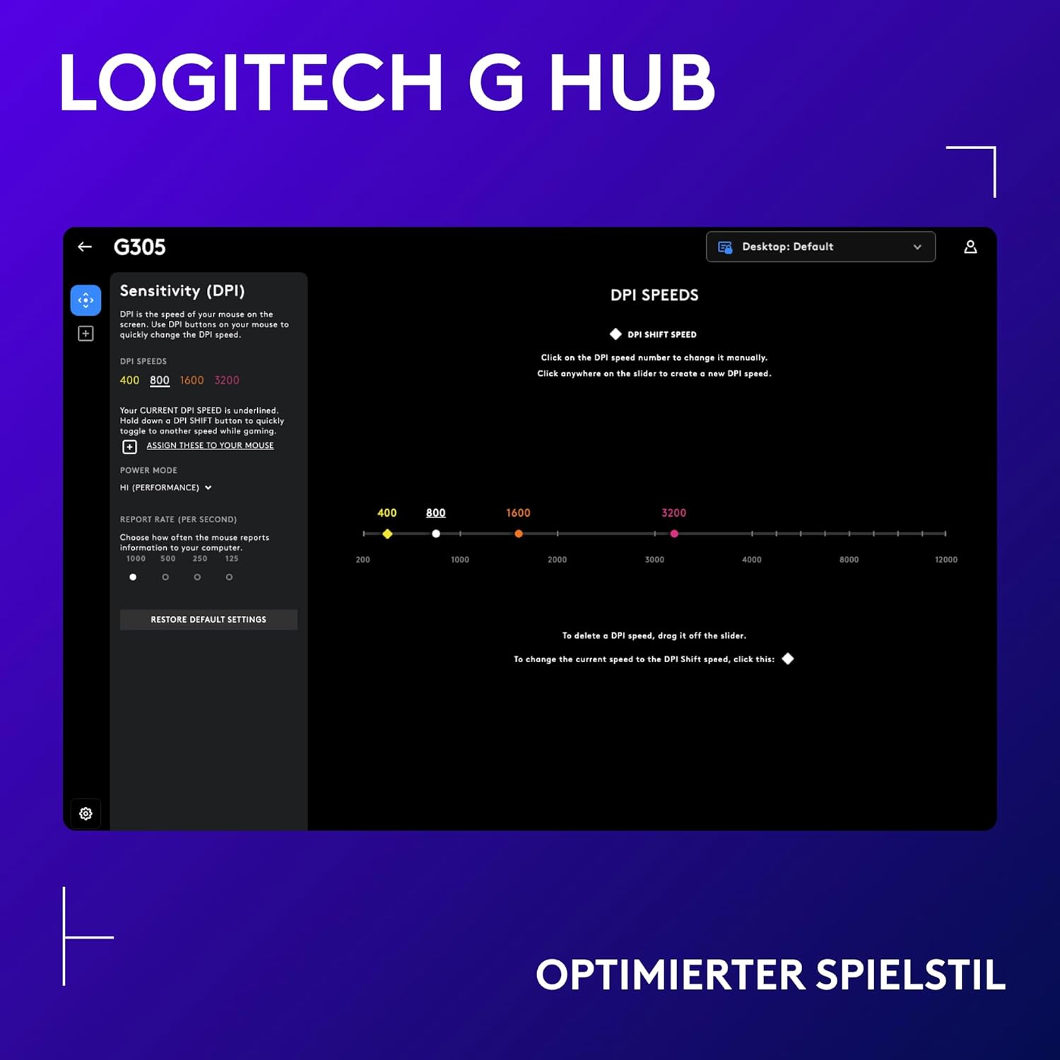 Thumbnail 5 de Logitech G305 kabellose Gaming-Maus 250 Std đź–±