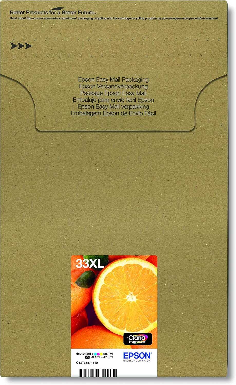 Epson 33XL Oranges Haute Capacité