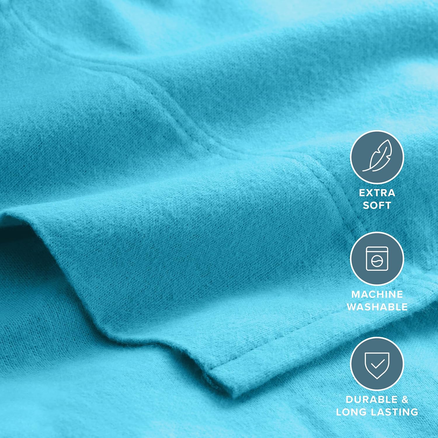 Detalle 2 de Bare Home Flannel Sheet Set Twin XL