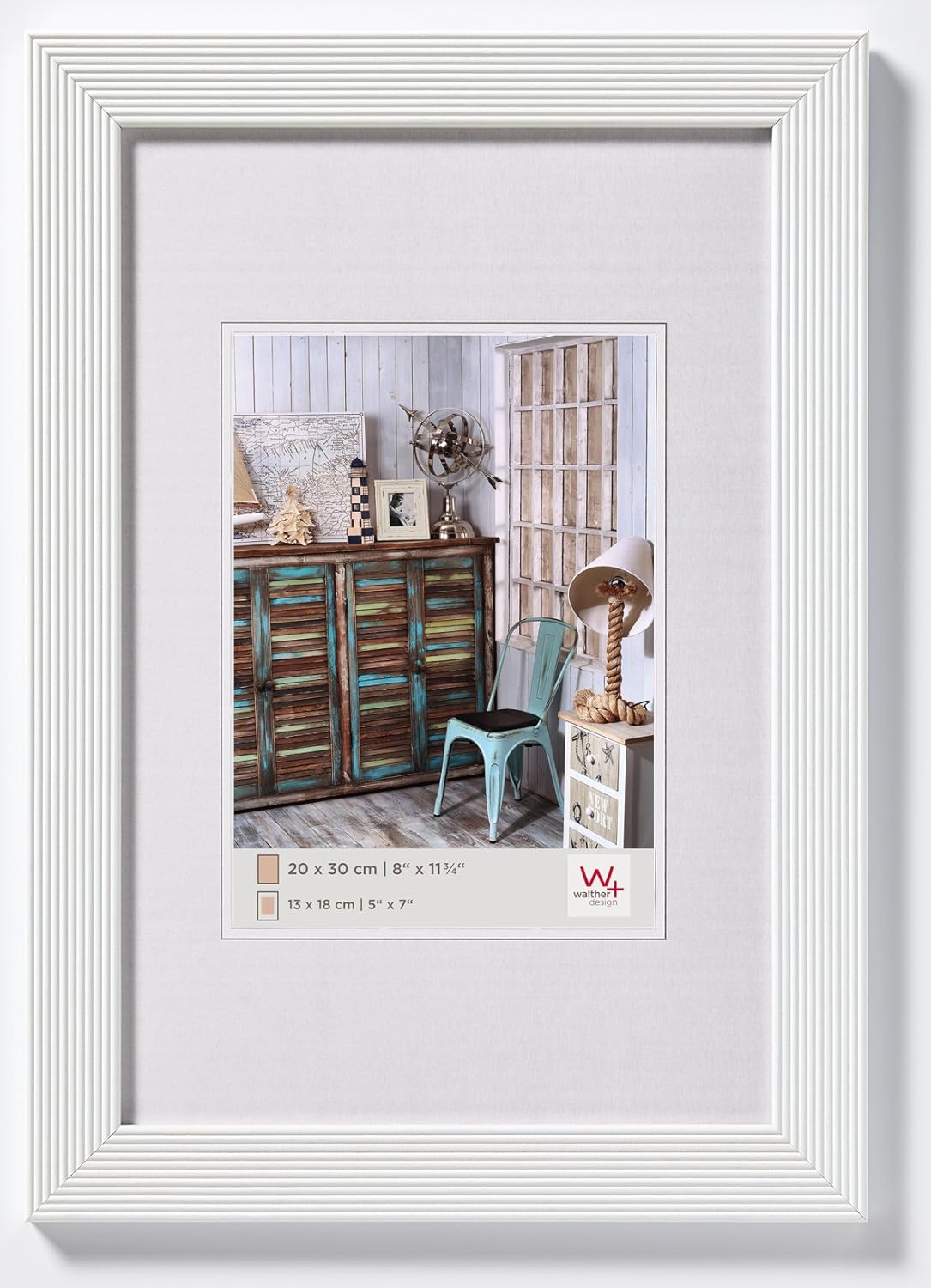Thumbnail 6 de Walther Design Cadre Photo Blanc 20 x 30 cm – Cadre en Bois HI030W