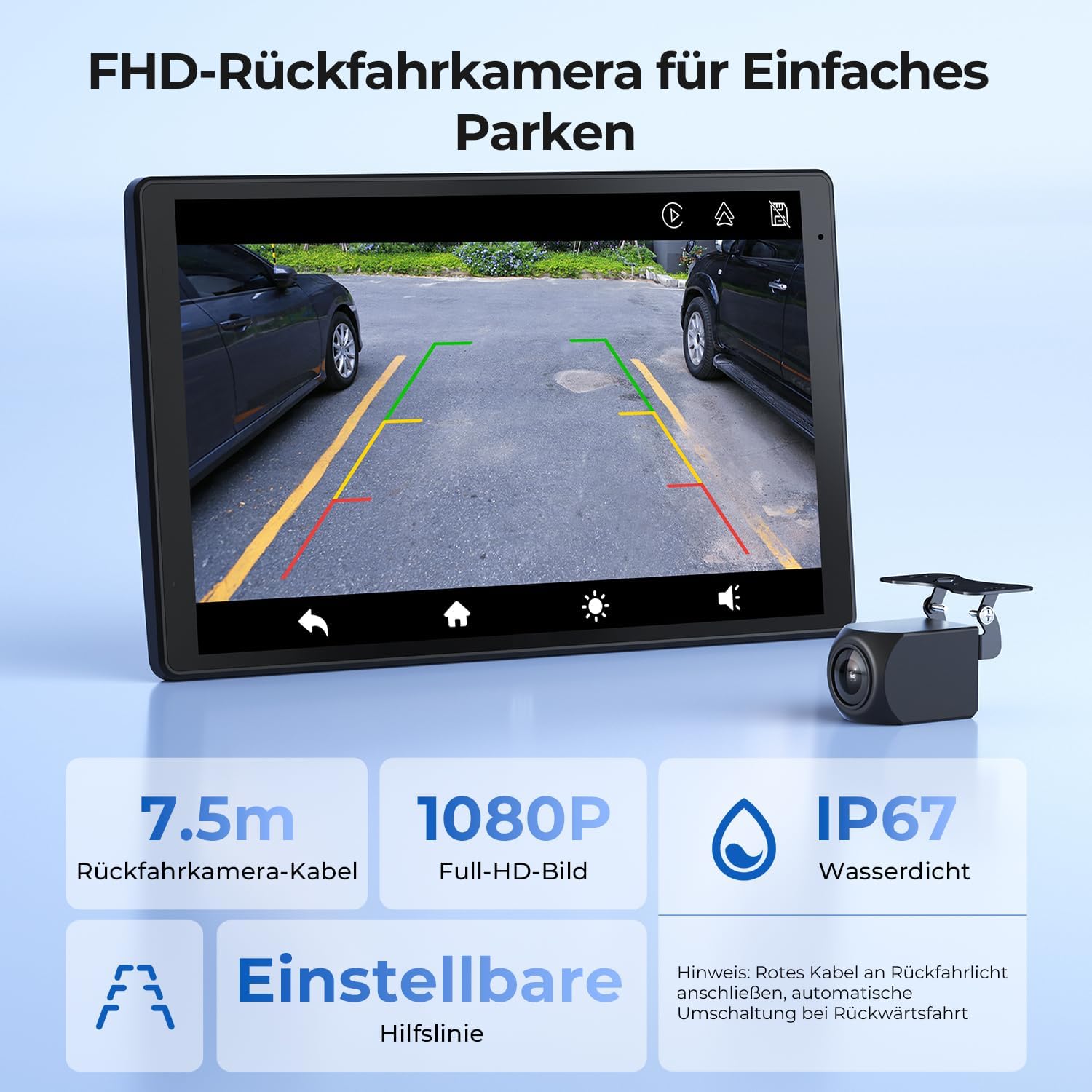 Thumbnail 4 de 8'' Tragbares Carplay Display