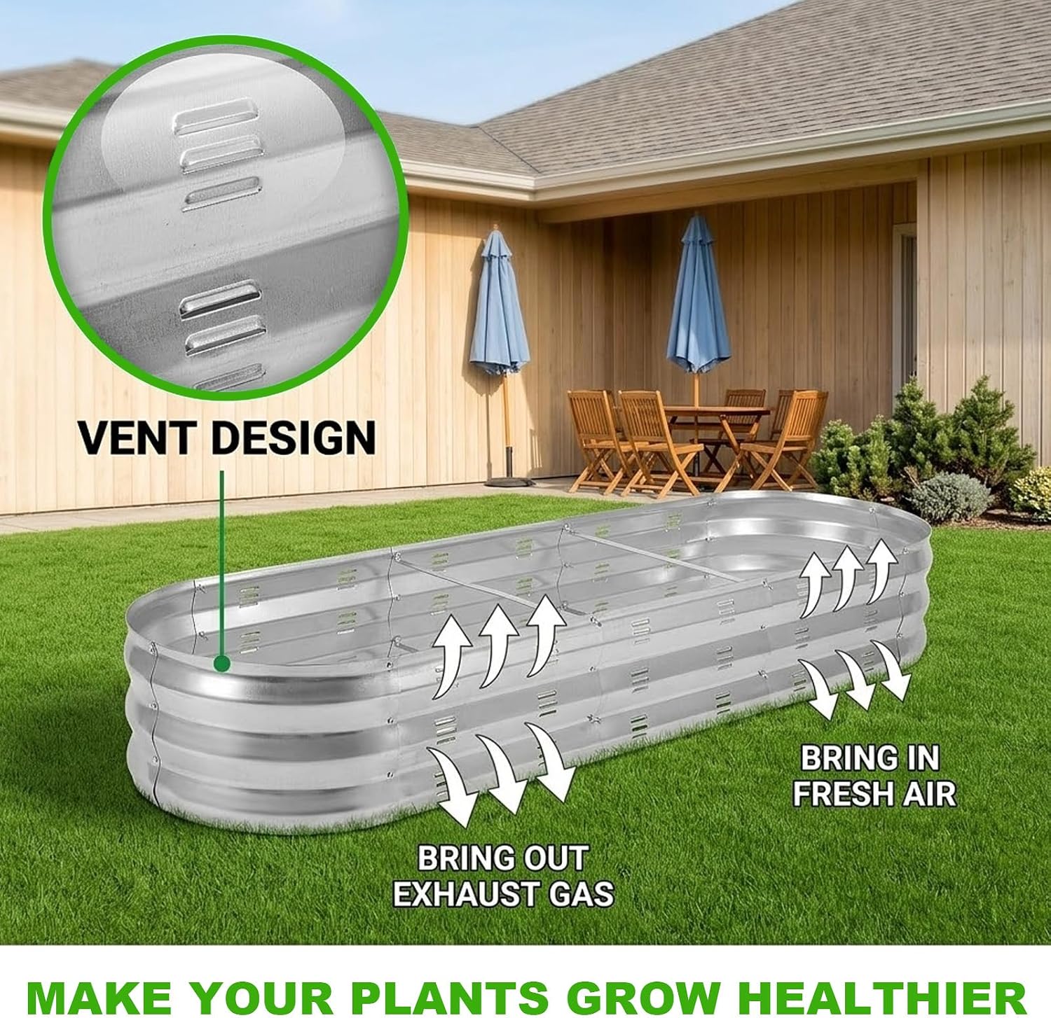 Thumbnail 4 de GADI Raised Garden Bed 67-Inch