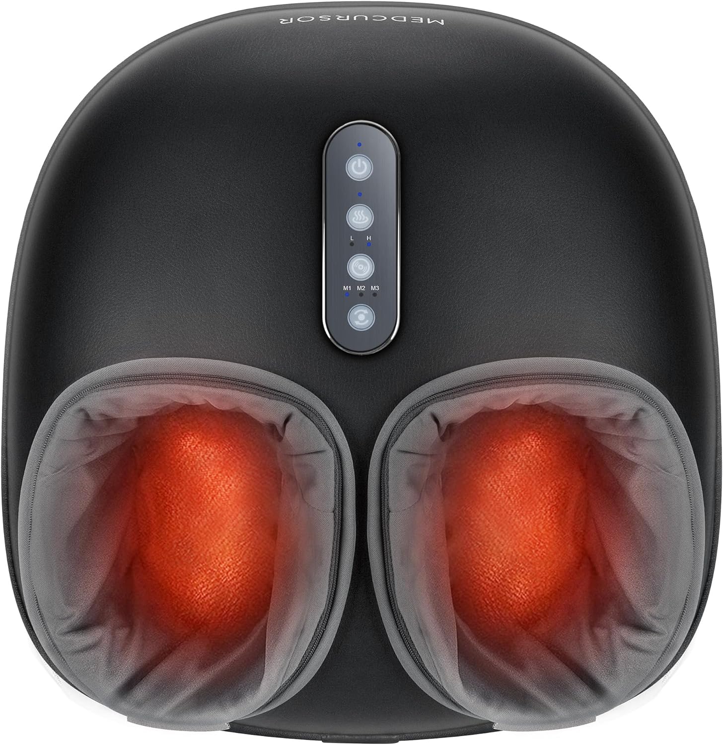 Medcursor Foot Massager with Heat — Shiatsu Kneading Therapy for Tired Feet (Up to Size 13")