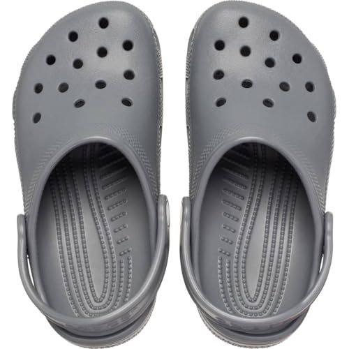 Detalle de Crocs Unisex Kids Classic Clog K Clogs in Slate Grey (11 UK Child) – Secure, Lightweight Everyday Wear