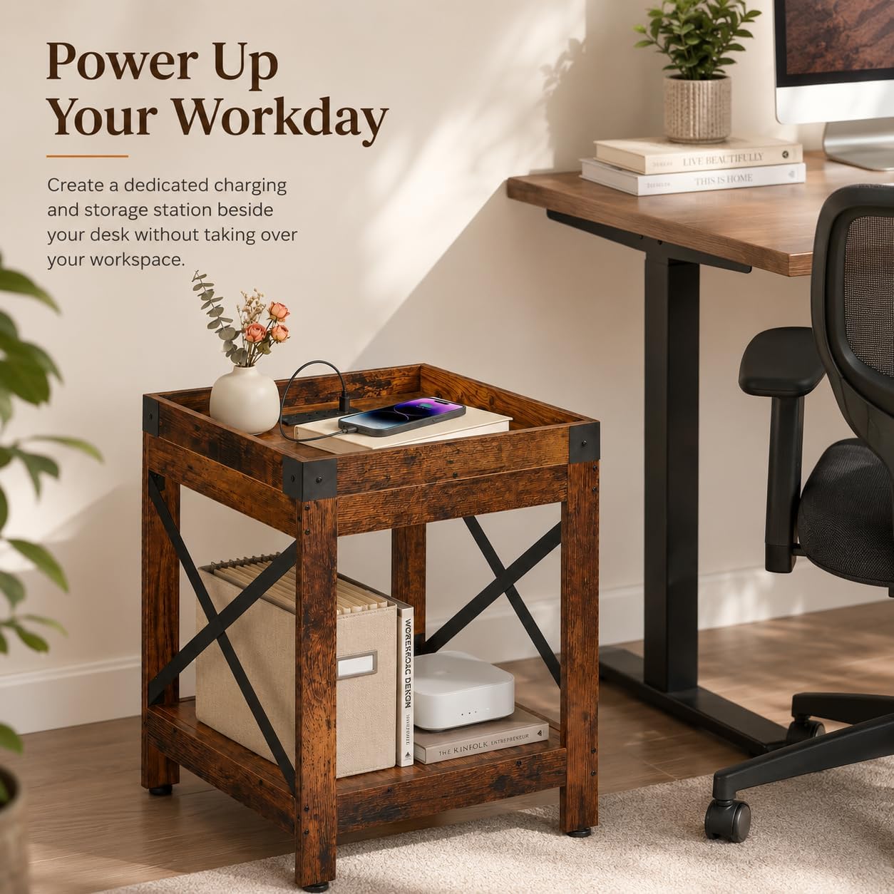 Thumbnail 4 de ZEXVIDA Side Table 17.7-Inch