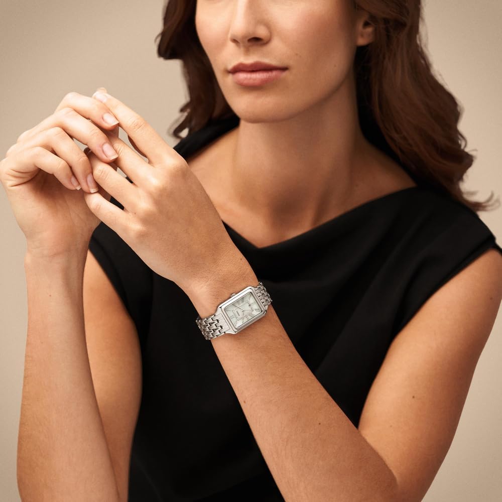 Detalle 2 de FOSSIL Raquel Damenuhr – Quarz-Dreizeigerwerk mit Edelstahlarmband