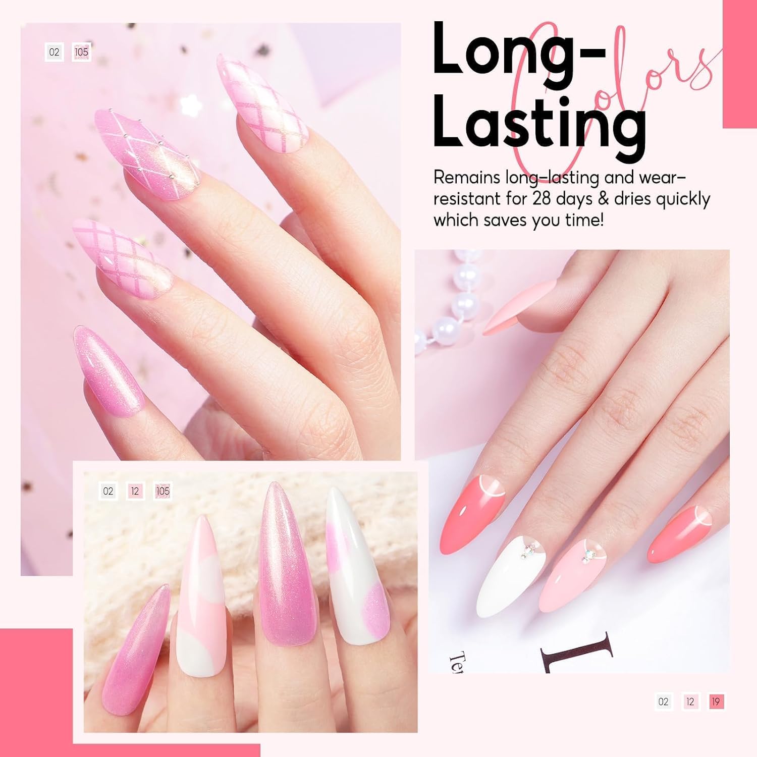 Thumbnail 2 de PEACECOLOR Smalto Semipermanente 10ML Rosa